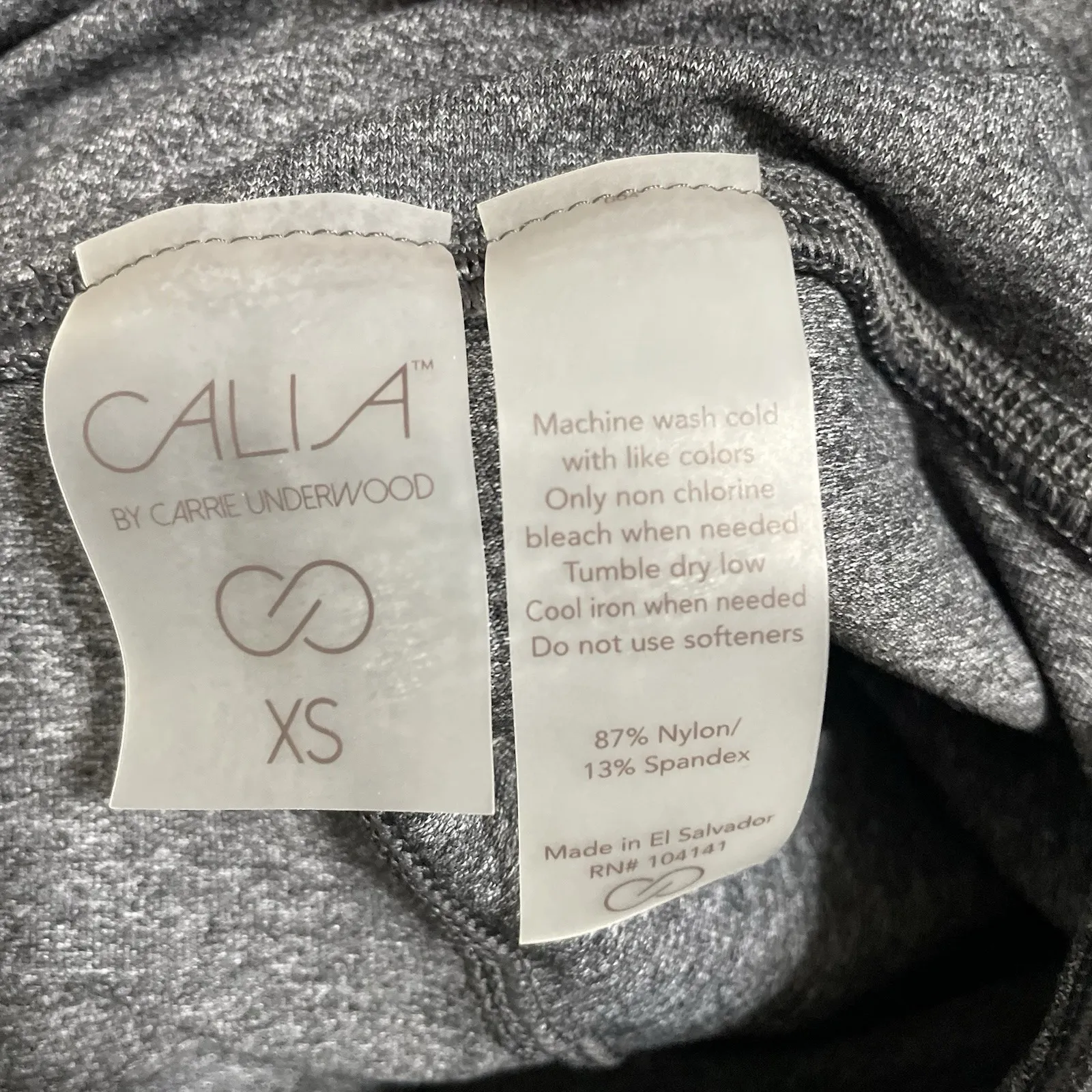 NWT‎ CALIA by Carrie Underwood Gray High Waist Athletic Cropped Leggings XS - Image 9