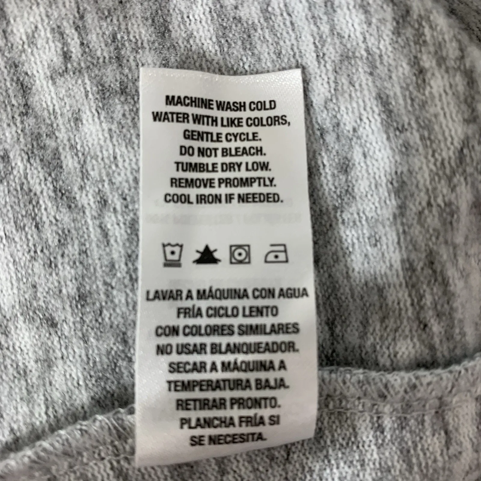 Live Love Lounge Women's Gray Pullover Sleep Pajama Sweatshirt Size L Size L - Image 6