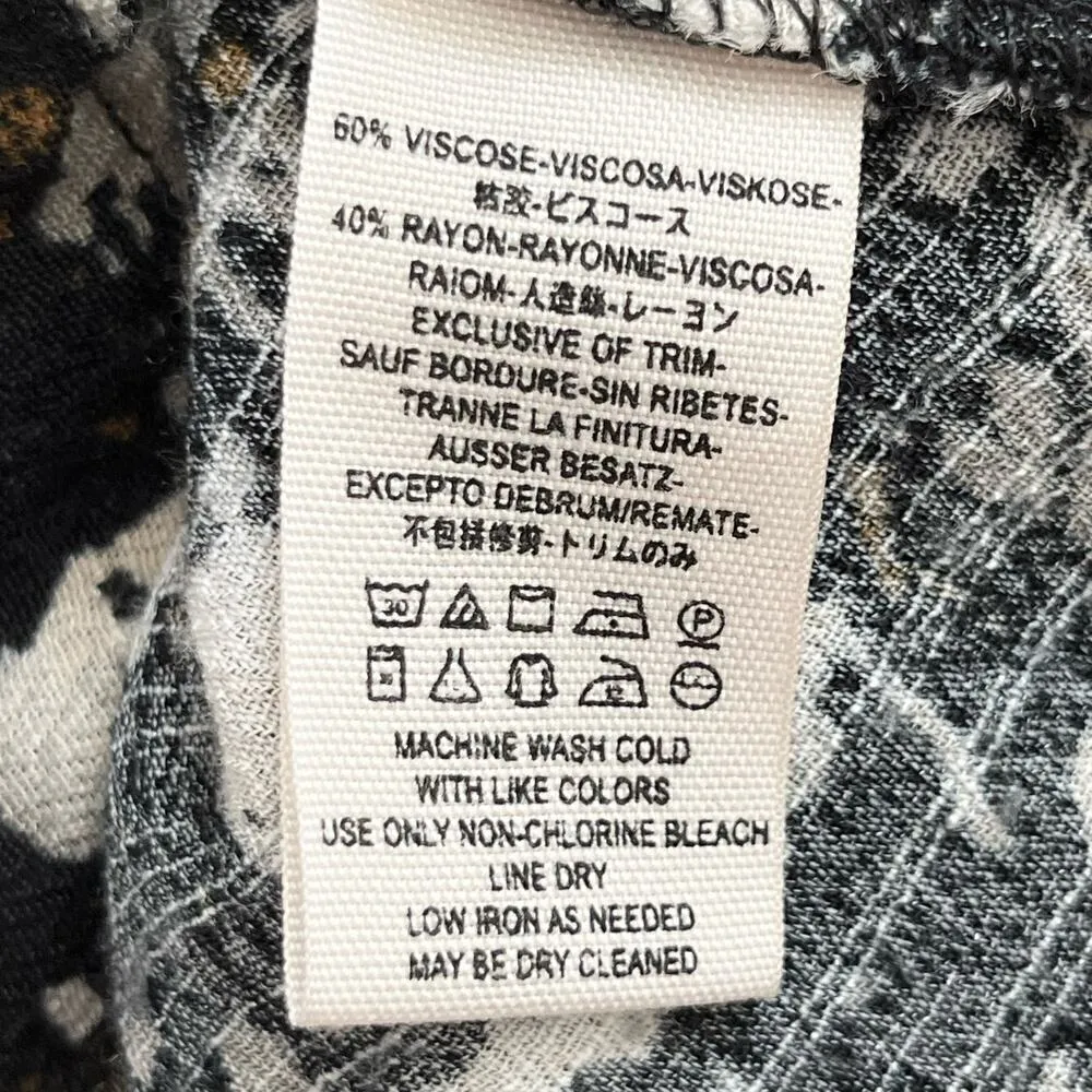 Free People‎ All The Right Ruffles Romper in Ivory Black, Size XS - Image 16