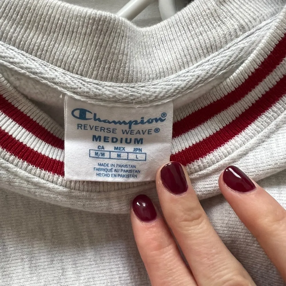 Barstool Sports EAST COAST GIRL Champion Reverse Weave Crewneck Sweatshirt - Image 4