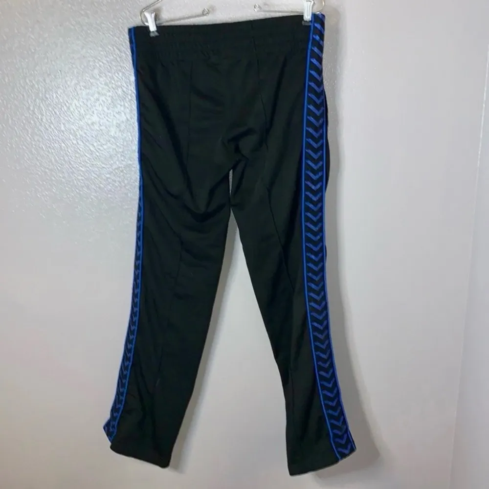 Pony black joggers side stripes basketball gym athletic sweatpants pockets Size L - Image 4