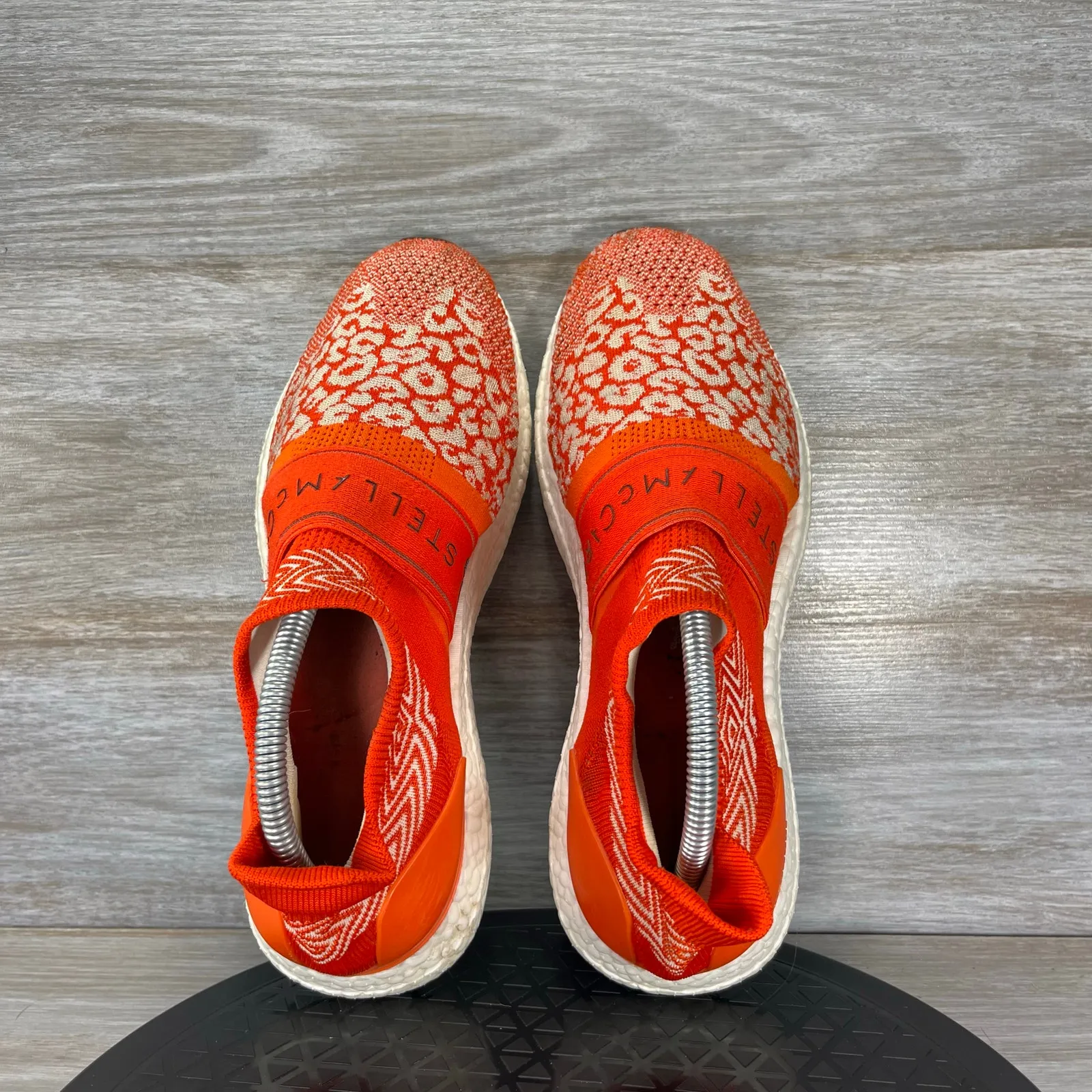 Adidas  Red and White Athletic Shoes - Image 7