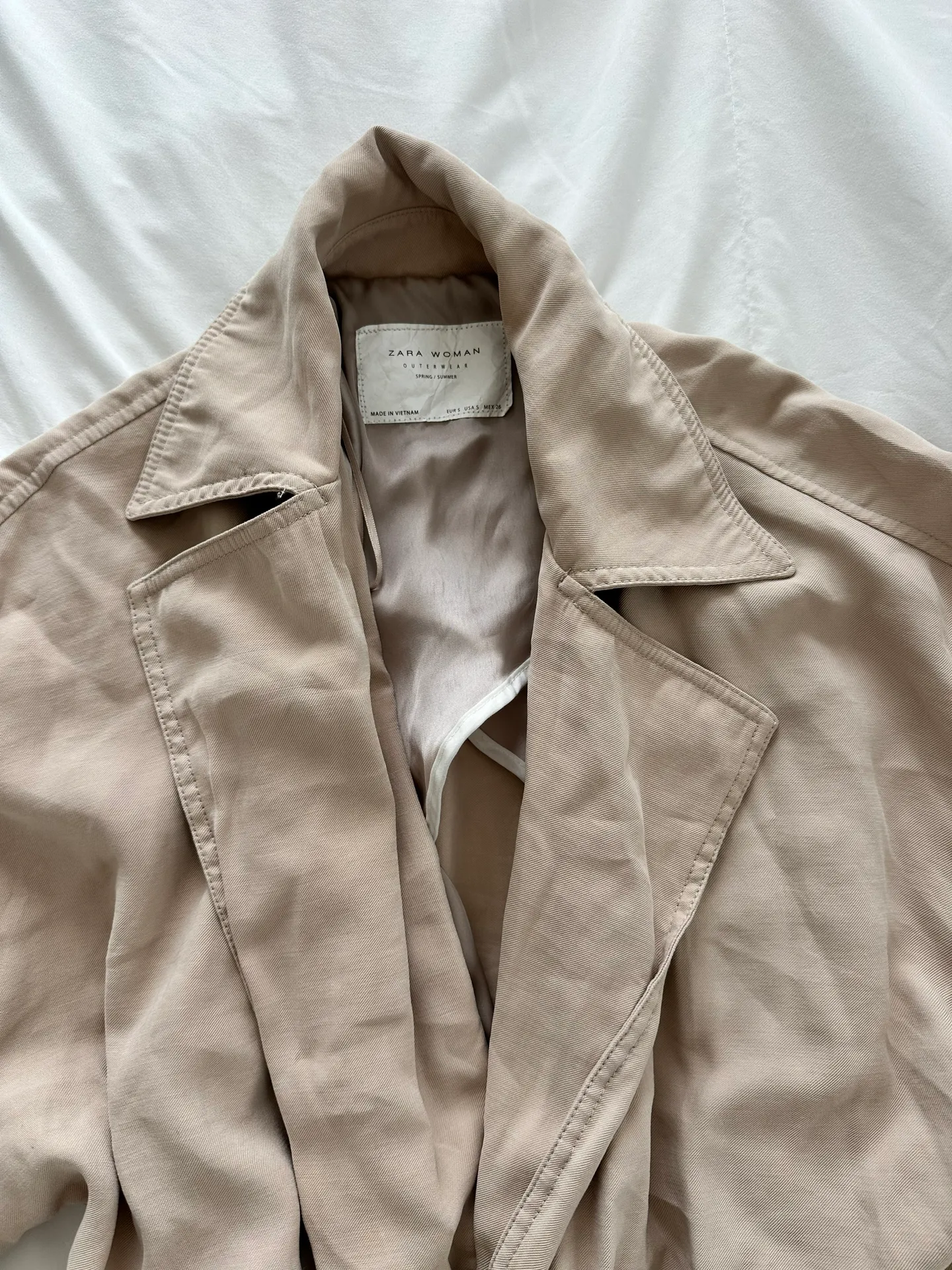 Beige Trench Coat - Image 2