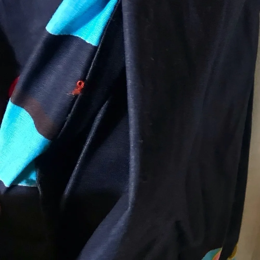 3 x $99 Margurette Design Womens African floral jacket NWT Boho artsy colorful Blue Size undefined - Image 8