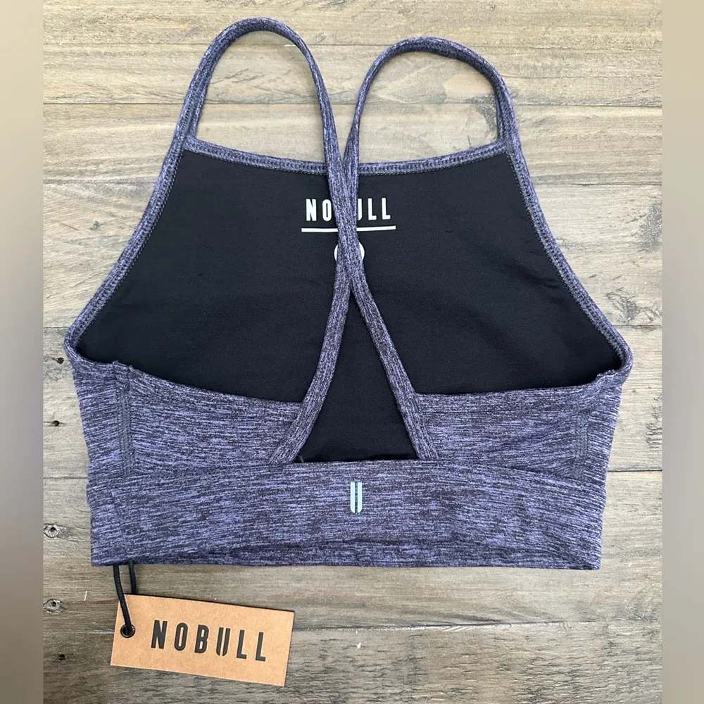 NWT NOBULL Women’s High-Neck Sports Bra - XS - Lavender Heather - Image 4