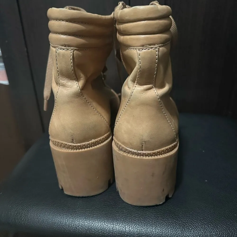 AQUA  Glica leather combat boots size‎ 10B - Image 4