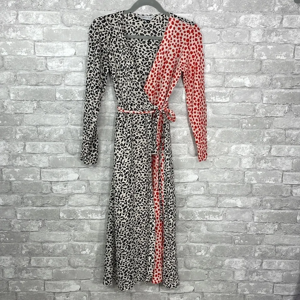 Compania Fantastica Patchwork Wrap Dress - Image 4