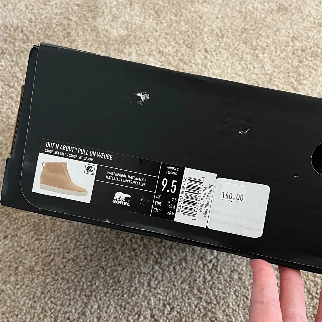 Sorel Out N About Pull On Wedge in Tan - Image 6