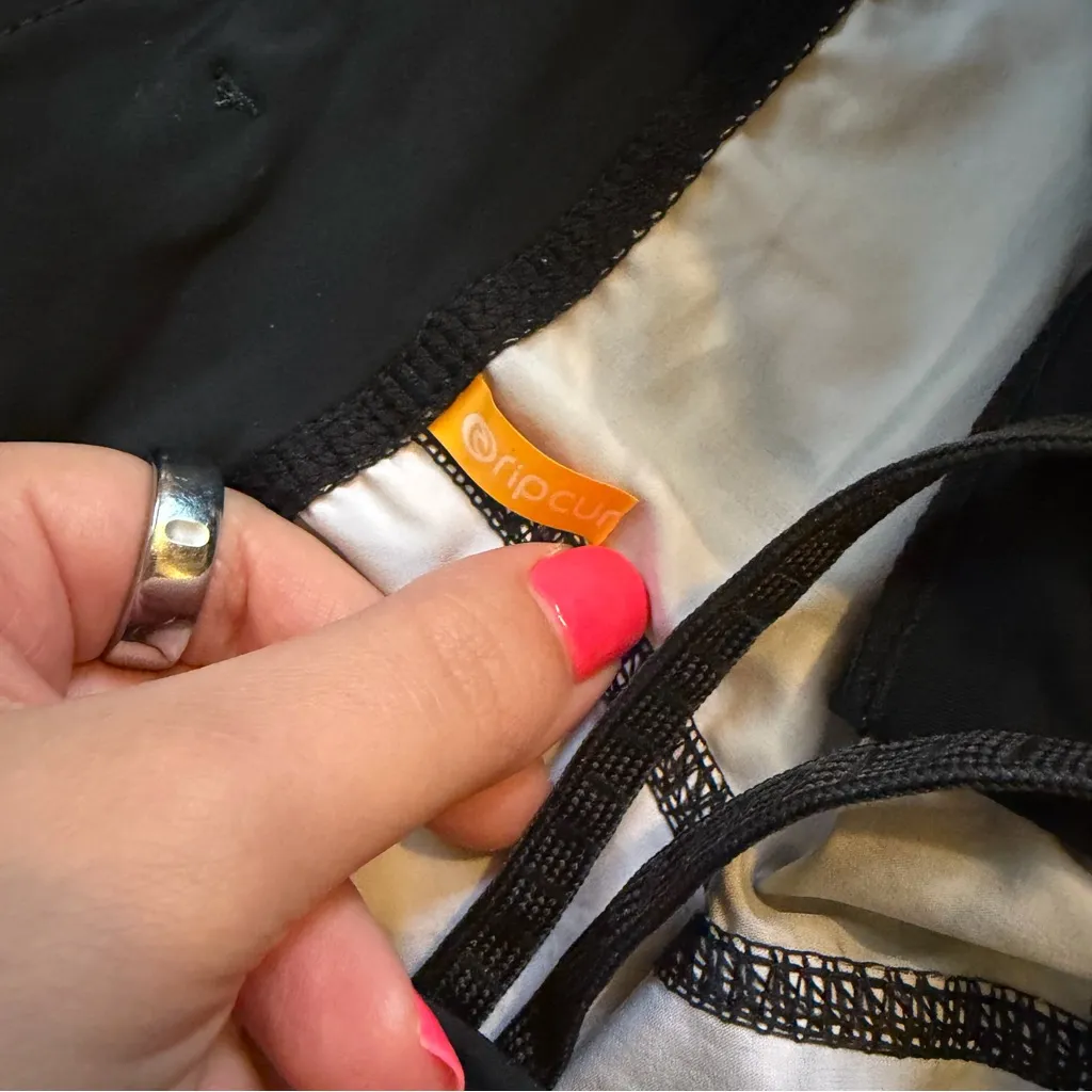 Rip curl black and white swim shorts - Image 2