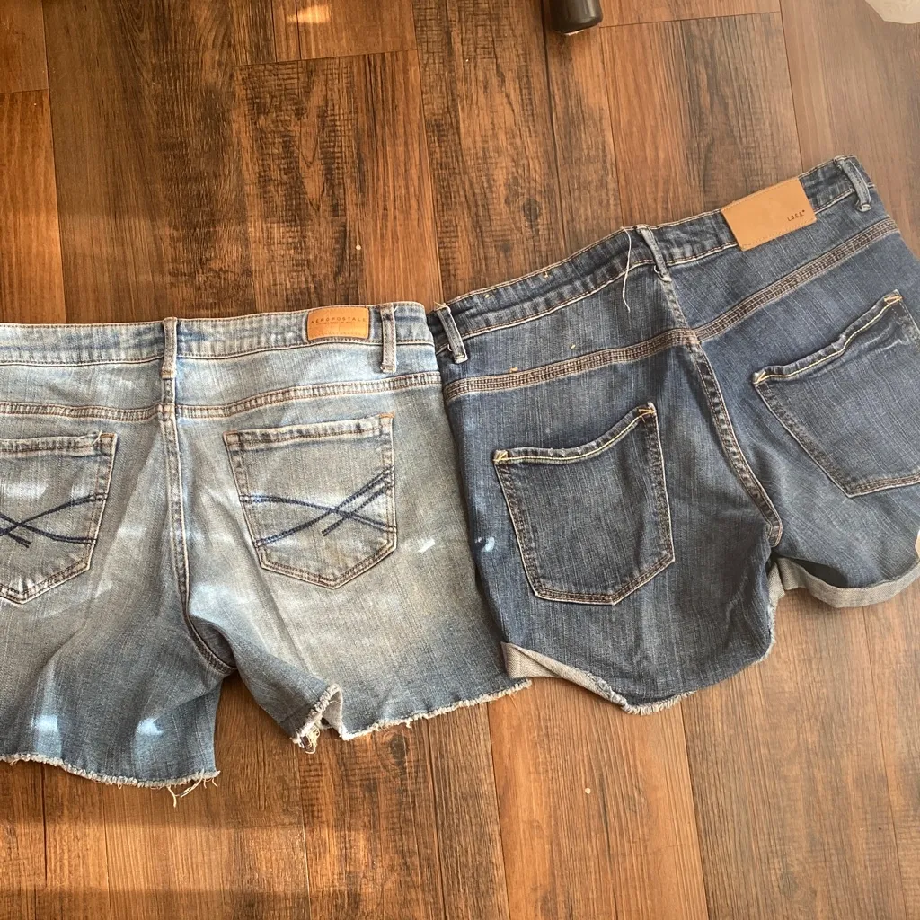 Bundle Aeropostale and l.O.G.GDistressed Blue Jean Shorts Set - Image 7