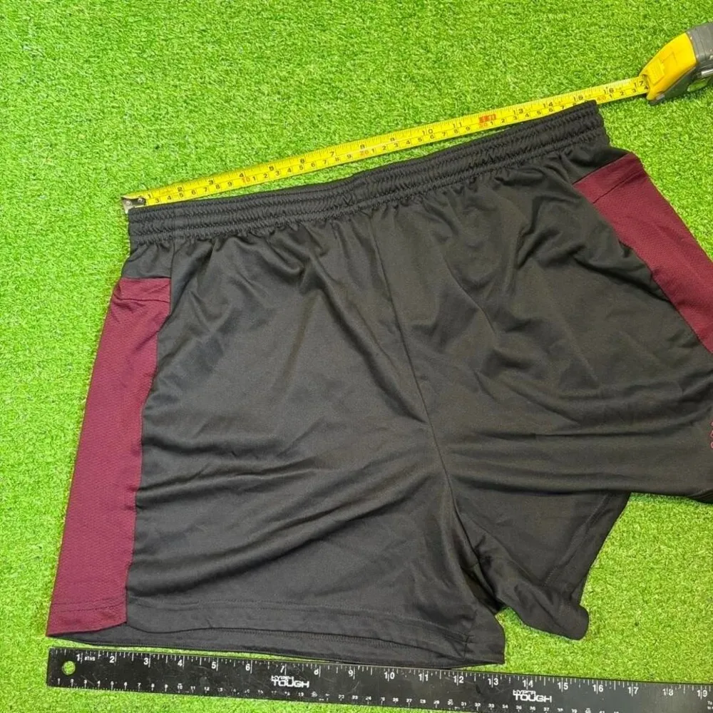 Adidas ‎ Size L Climacool Black/Maroon Sporty Drawstring Shorts Size Large Active - Image 3