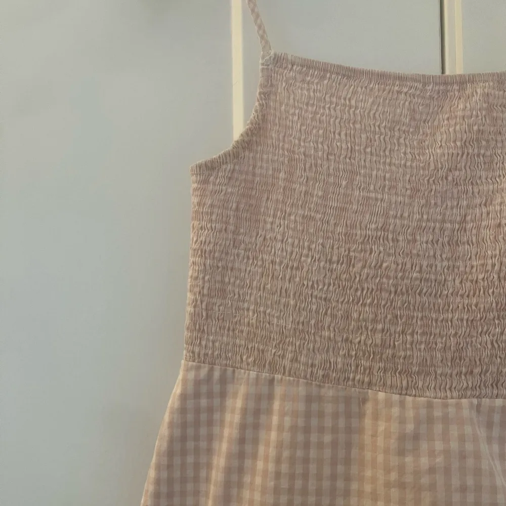 Smocked Gingham Skort Romper - Image 9