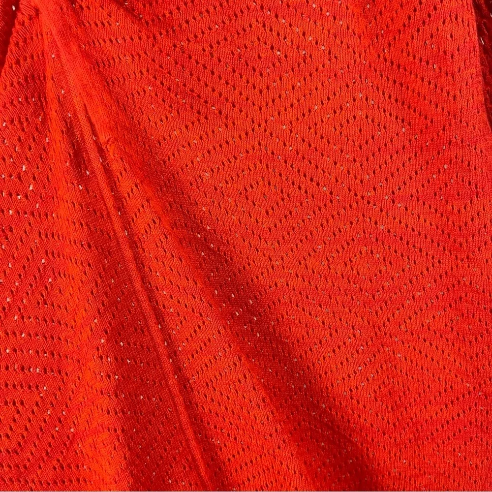 Prana Cedar Medium Long Sleeve Pullover Yoga Sweater Wool Blend in Fiery Red - Image 7