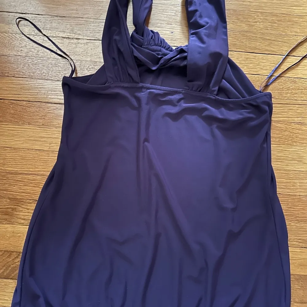 Express Purple Stretchy Going Out Top, XS - Image 4