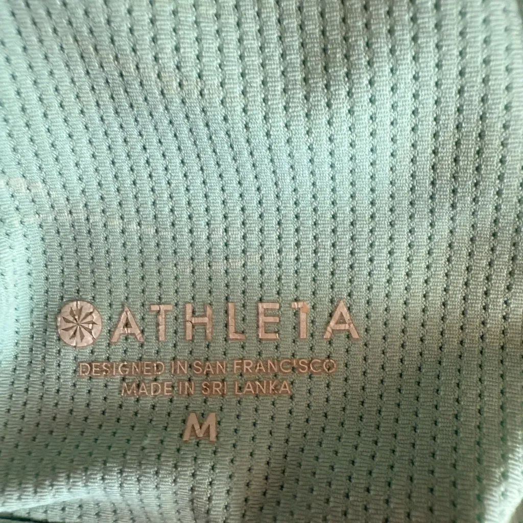 Athlete Breathe In Strappy Green Sports Bra Medium - Image 4