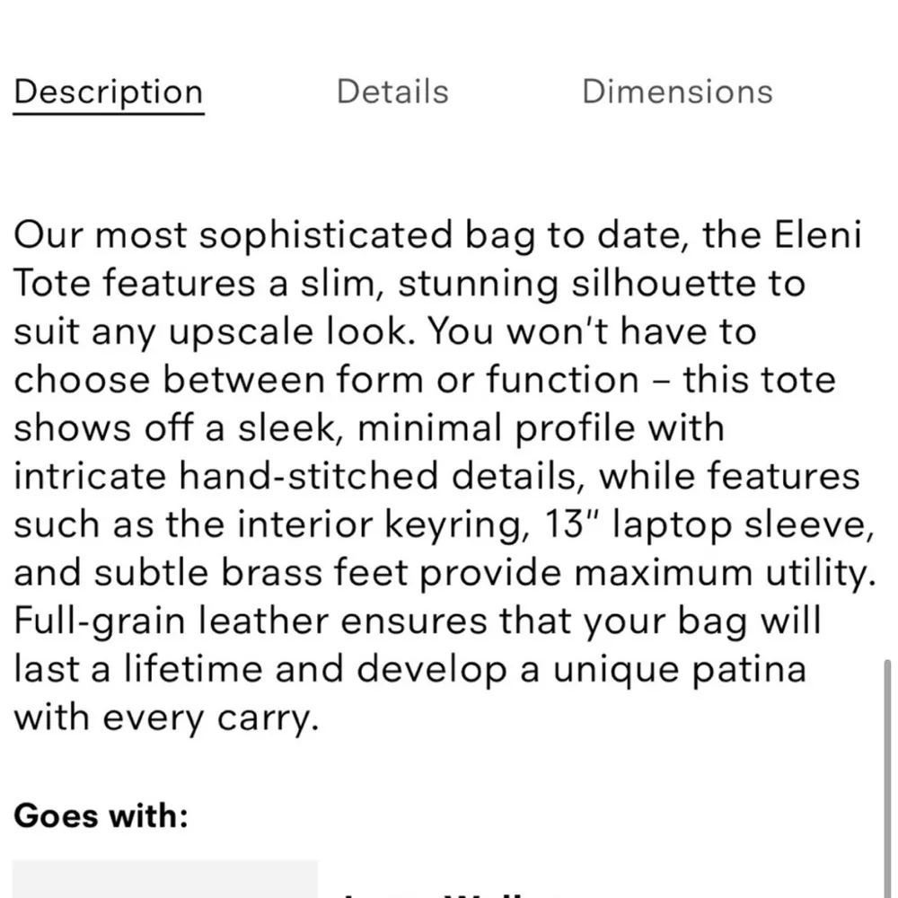 • Parker Clay • Elena Day Tote Cognac Tan - Image 7