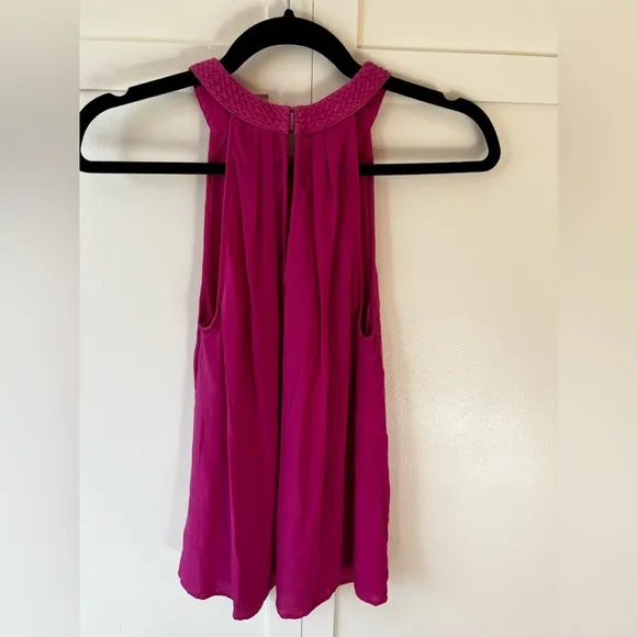 Joie Pink Women’s 100% silk fantina pink‎ tank top Size Small - Image 7