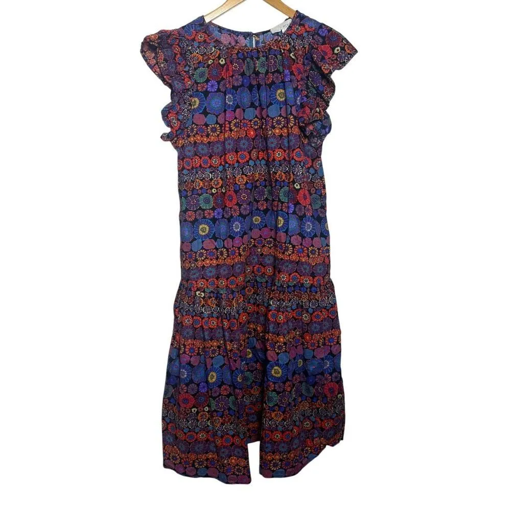 PINCH Floral Pintuck Mini Dress Sz. L Size L - Image 3