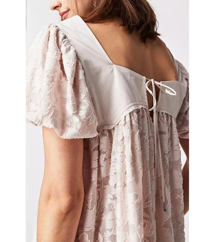 FREE PEOPLE Sunrise To Sunset Top in Champagne Dream Size Medium - Image 11