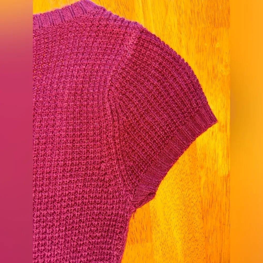 Women's Burgundy Knit Dress - Image 8