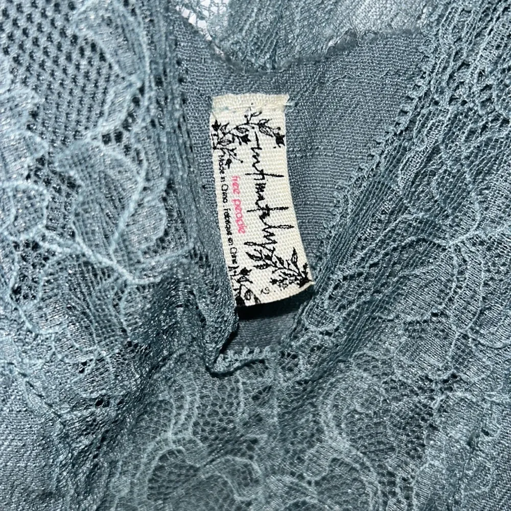 Intimately by  Bellflower Lace Trim Tunic - Misty Teal - Image 6