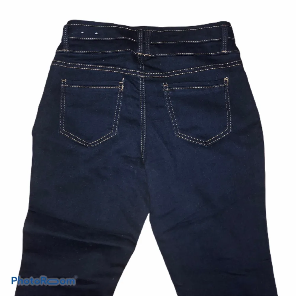 Blue Spice  high rise triple button stretch jeans - Image 5