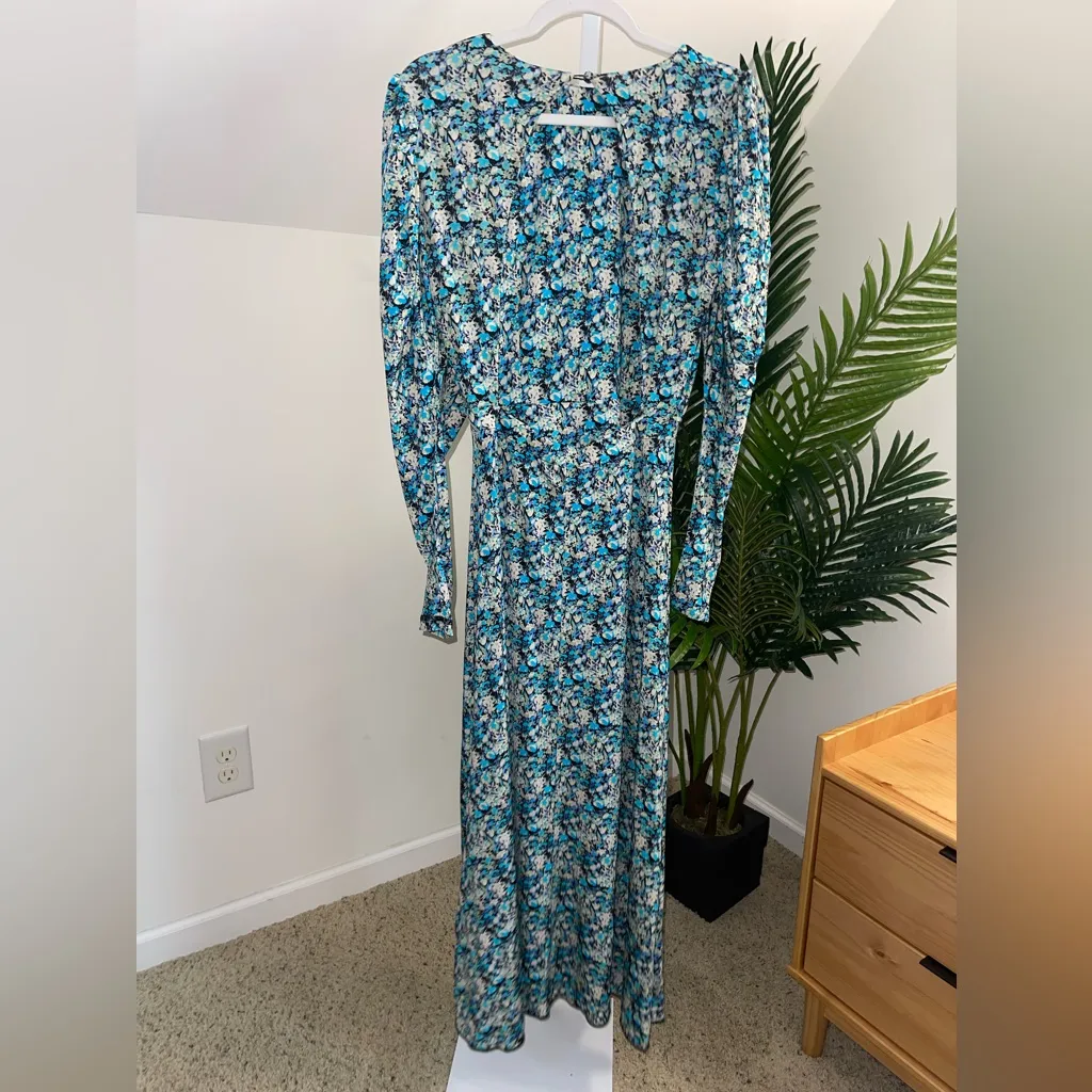 ROTATE BIRGER CHRISTENSEN No. 57 ReRunner Open Back Dress in‎ Blue size us 8 - Image 7