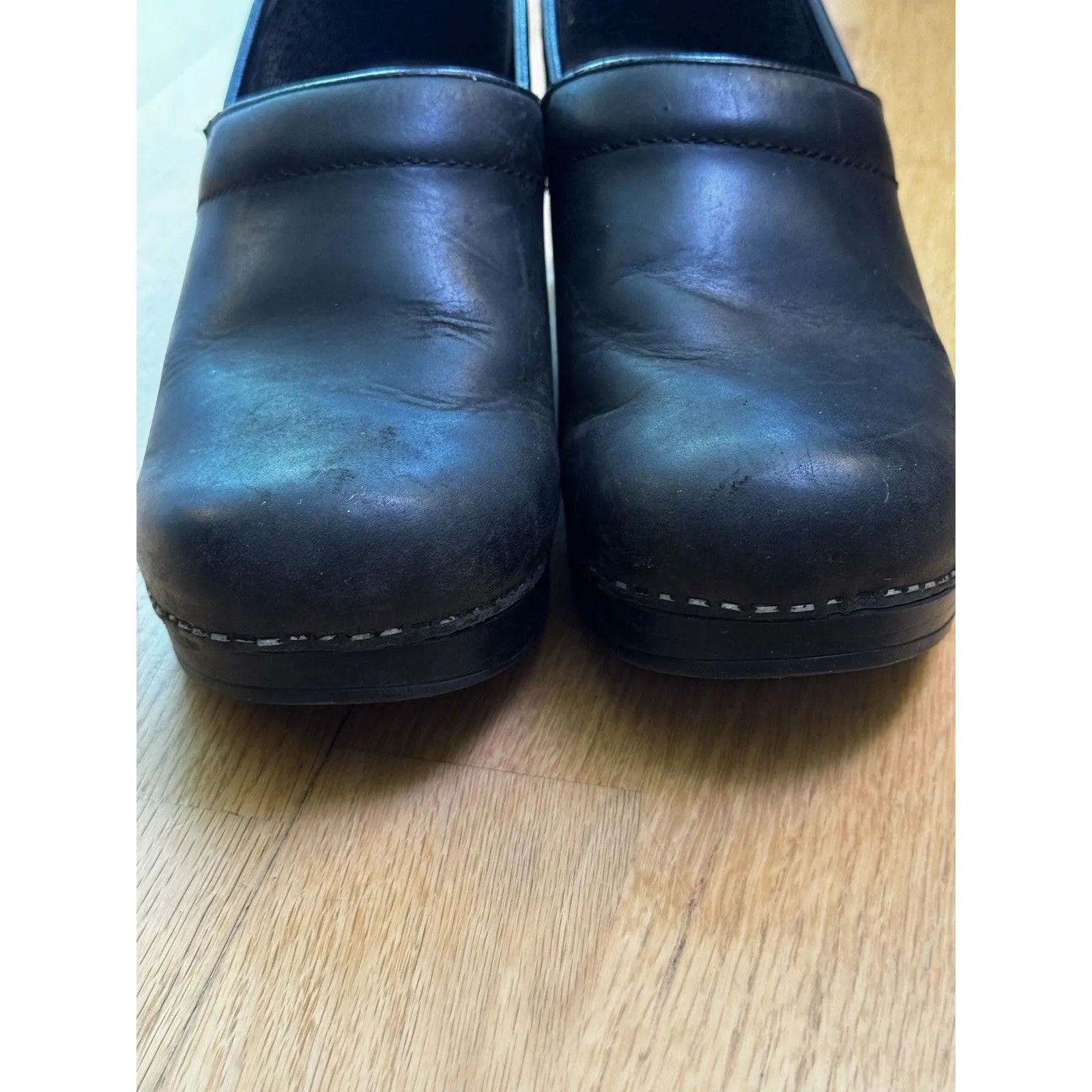 Dansko Professional Slip-On Clog Shoes for Women Matte Black Size 38 US 7.5-8 - Image 5