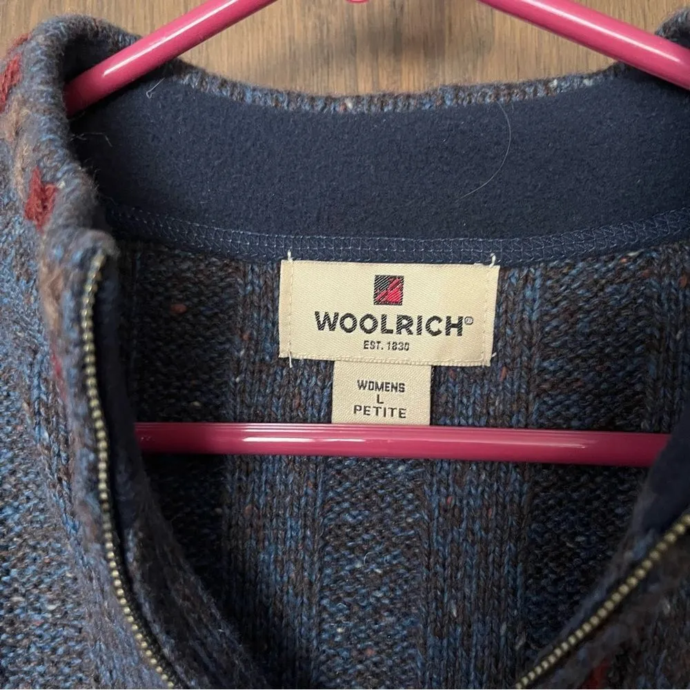 Woolrich Indigo Heather Wool Blend Sweater - Image 4