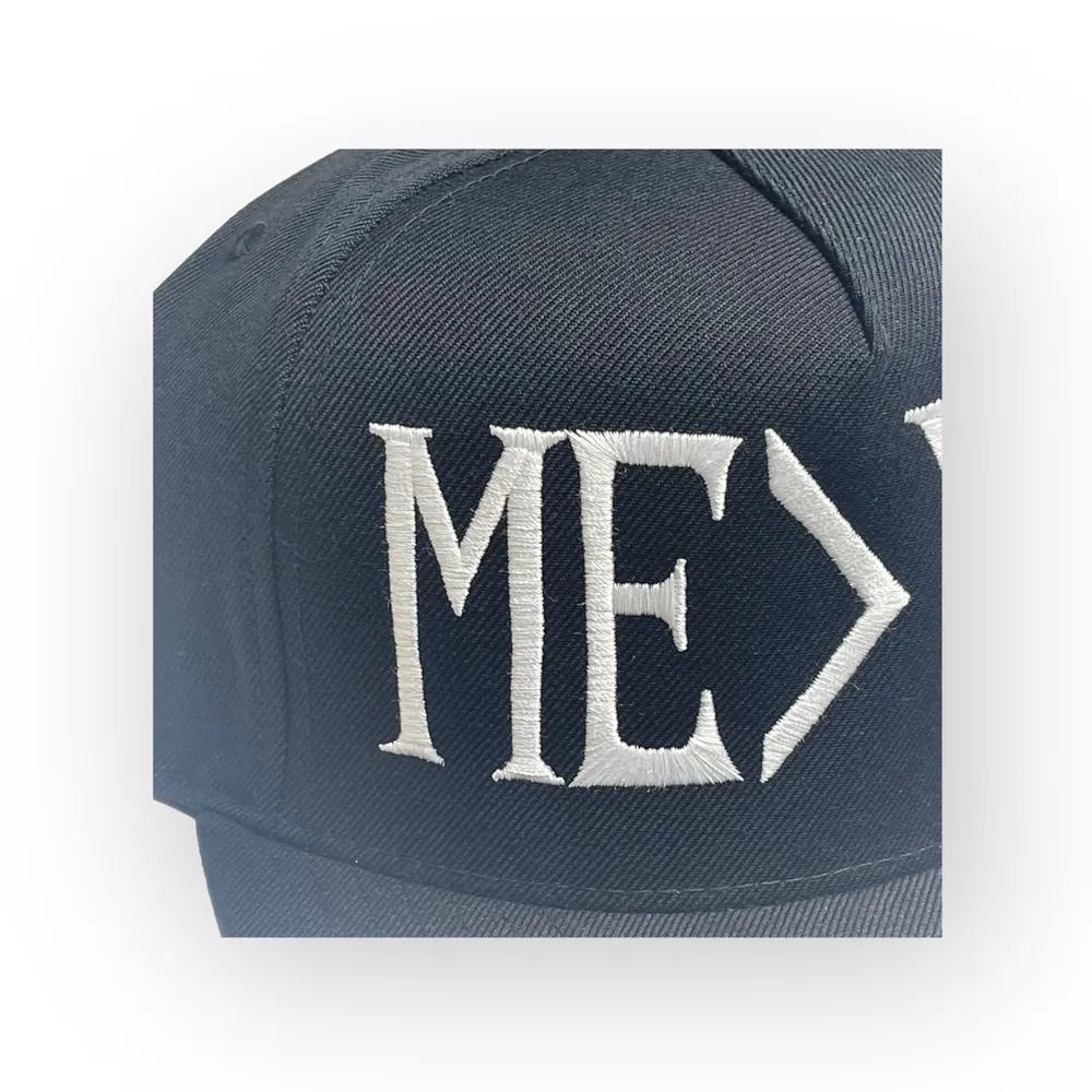 Deadstock: new UNIF 𖤐 Me > You Snapback Embroidered Y2K 90’s Dad Cap 𖤐 Black - Image 12