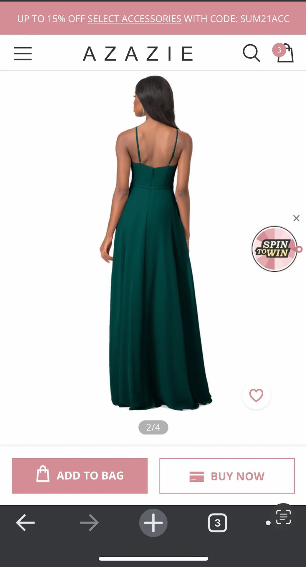 Bridesmaid Dress - Image 2