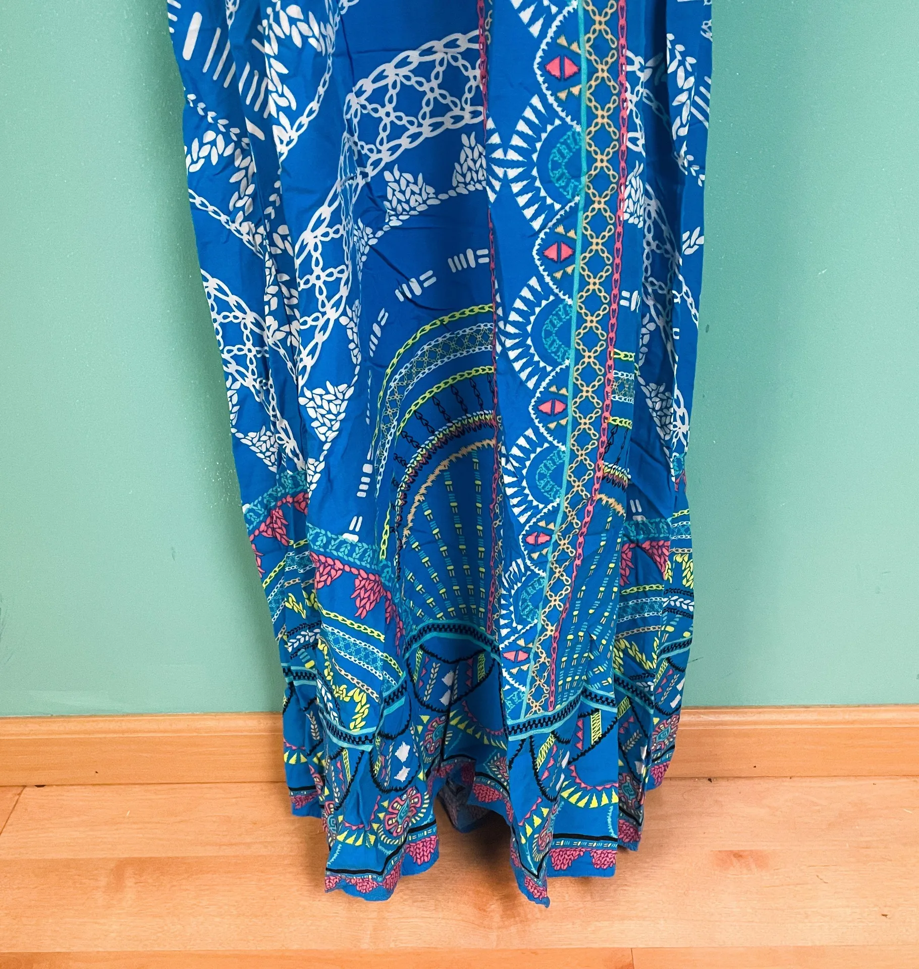 Boho Embroidered Maxi Dress - Image 7