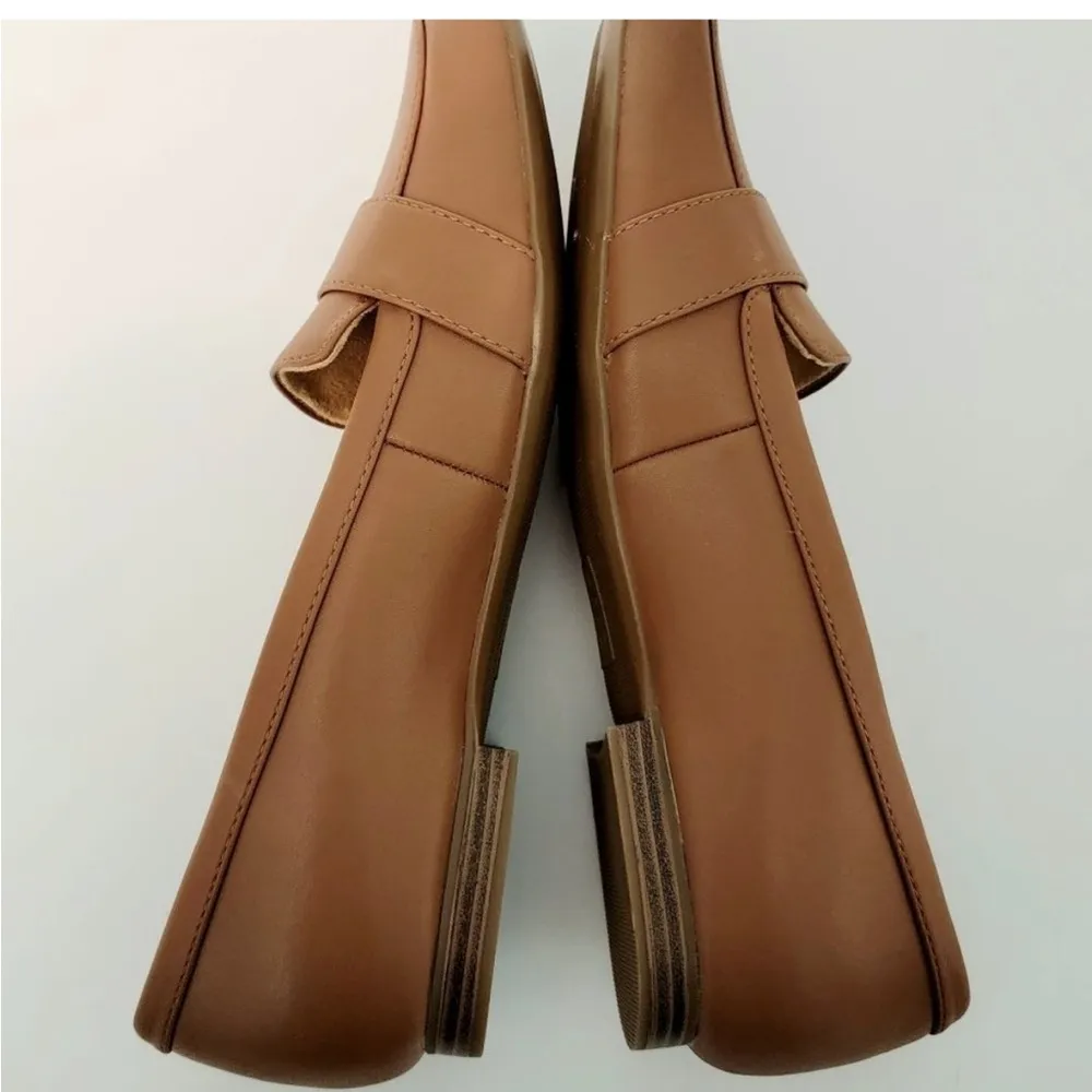 Naturalizer Size 10 W Kayden Moc Slip-On Flat Loafer English Tea Tan NIB $89 - Image 14