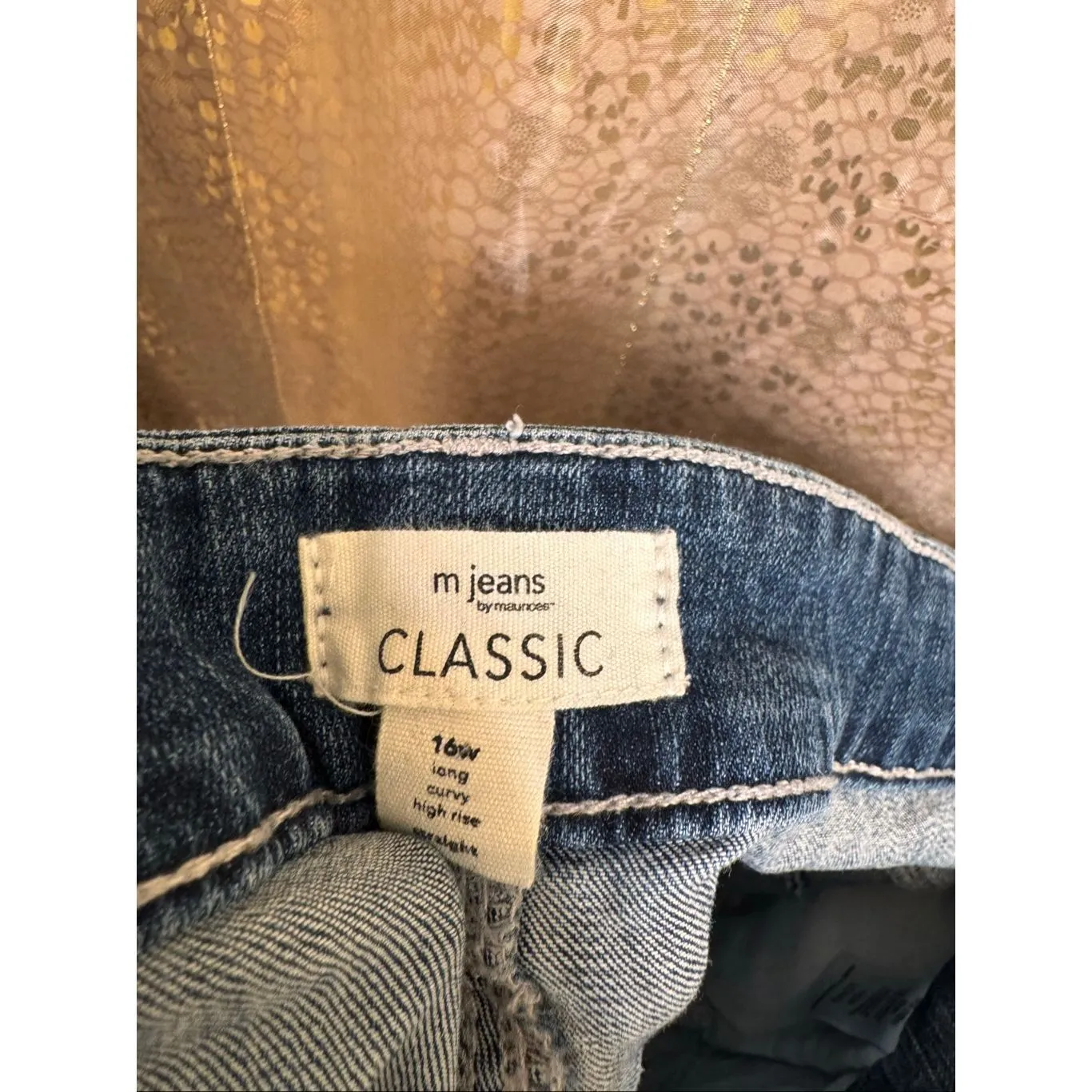 Maurices M Jeans Plus Size Classic Straight Curvy High Rise Straight Jeans Long - Image 8