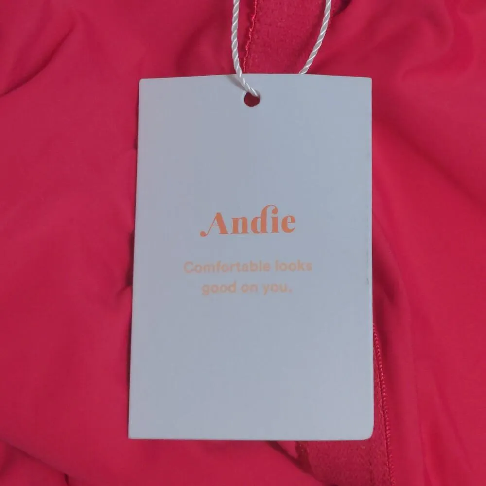 Andie The Amalfi One Piece LT Lava Scoop Neck Adjustable Straps Swim ST New - Image 11