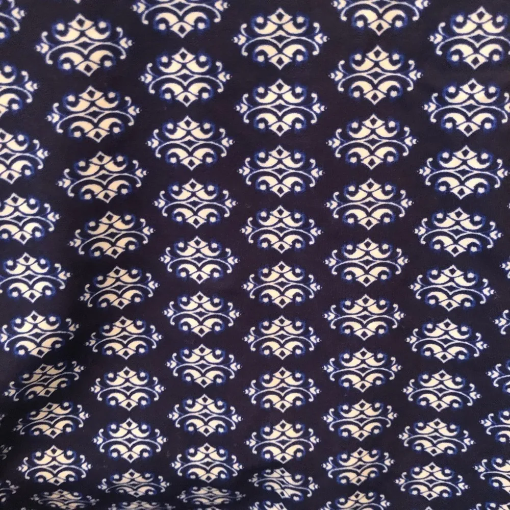 Athleta Tangier Tankini 36D/DD Blue Printed High Neck Swim Underwire Bra Cut Out - Image 2