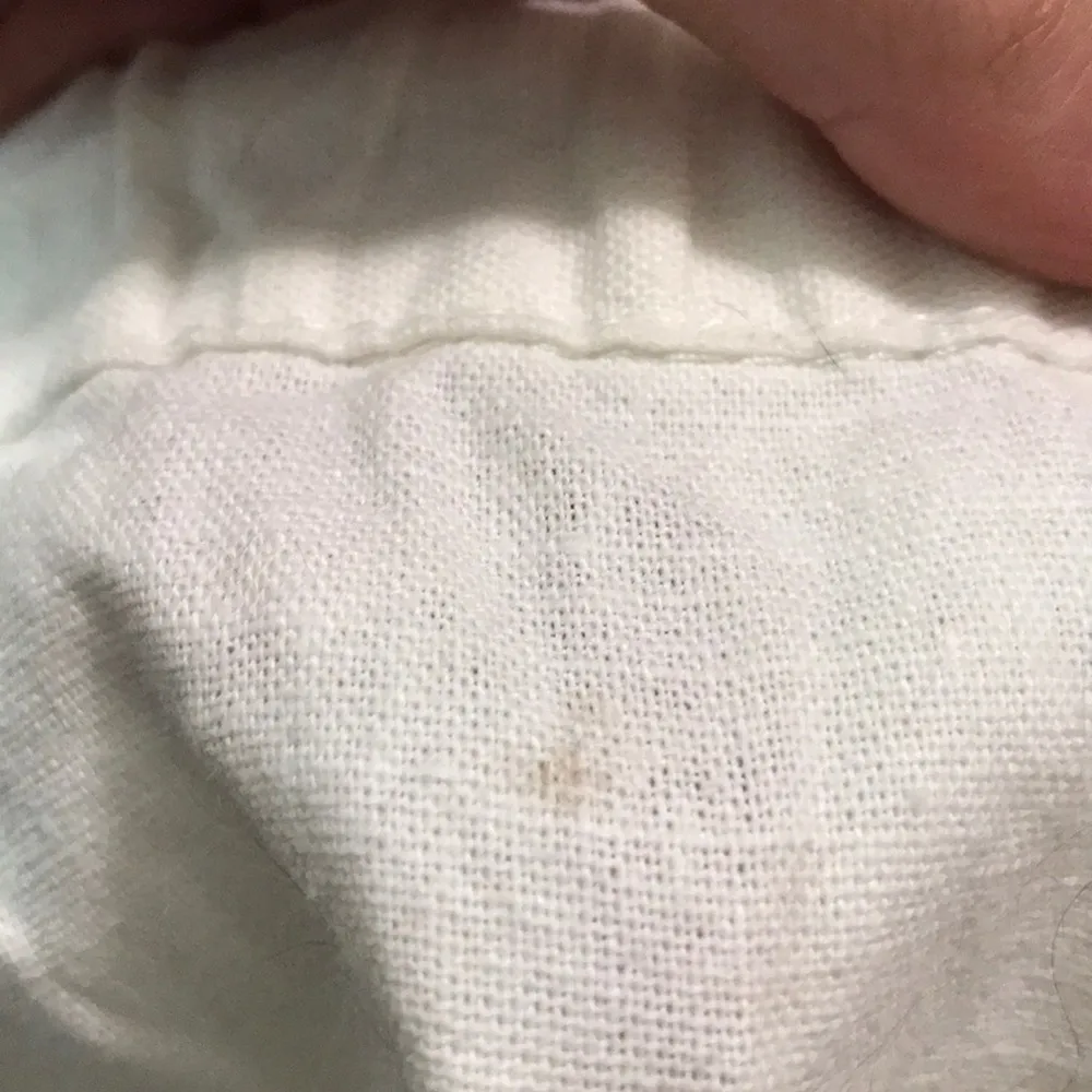 J. Crew Factory White Linen Blend Pom Pom Shorts Size M - Image 5