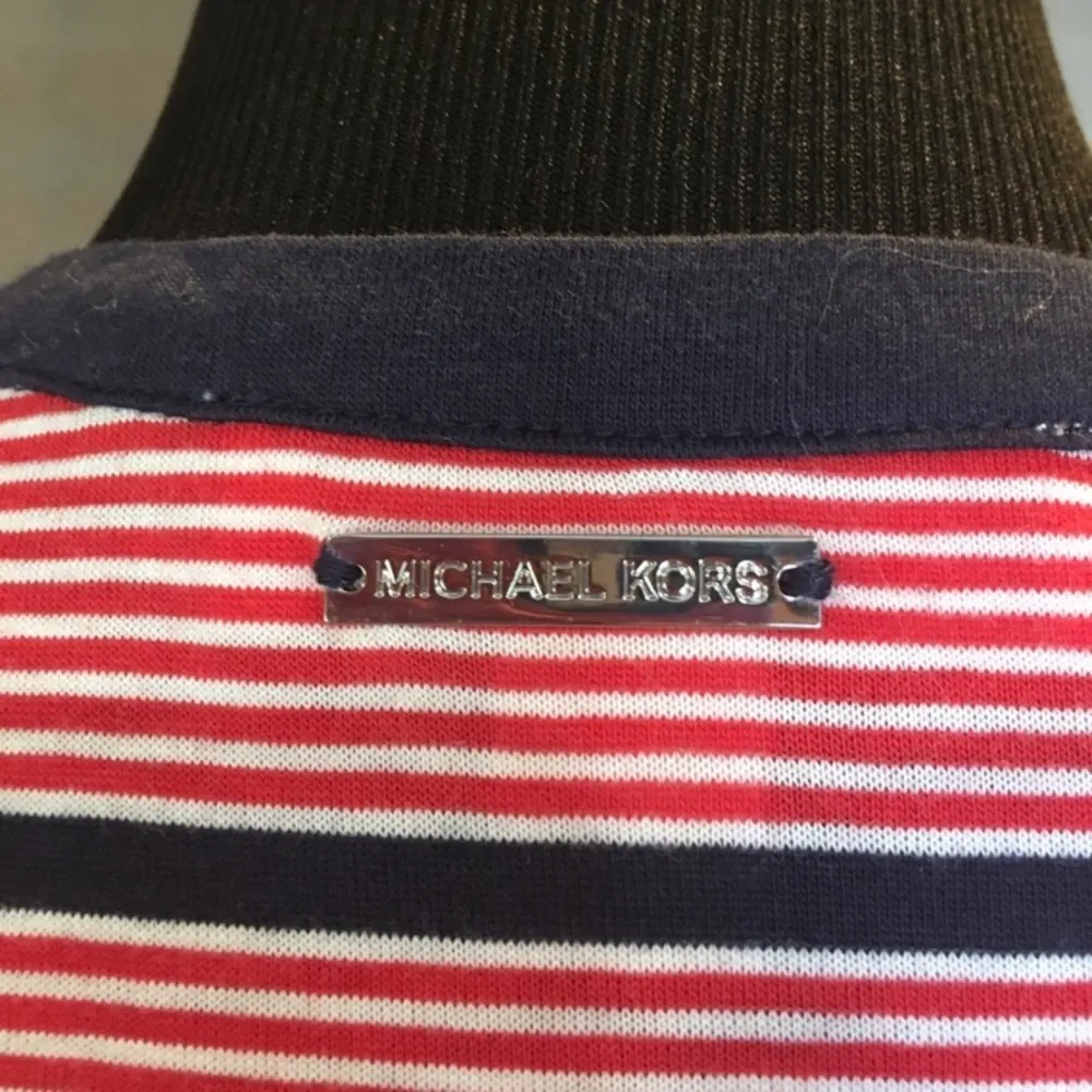 MICHAEL Michael Kors Striped Tank Top, Red, White - Image 4