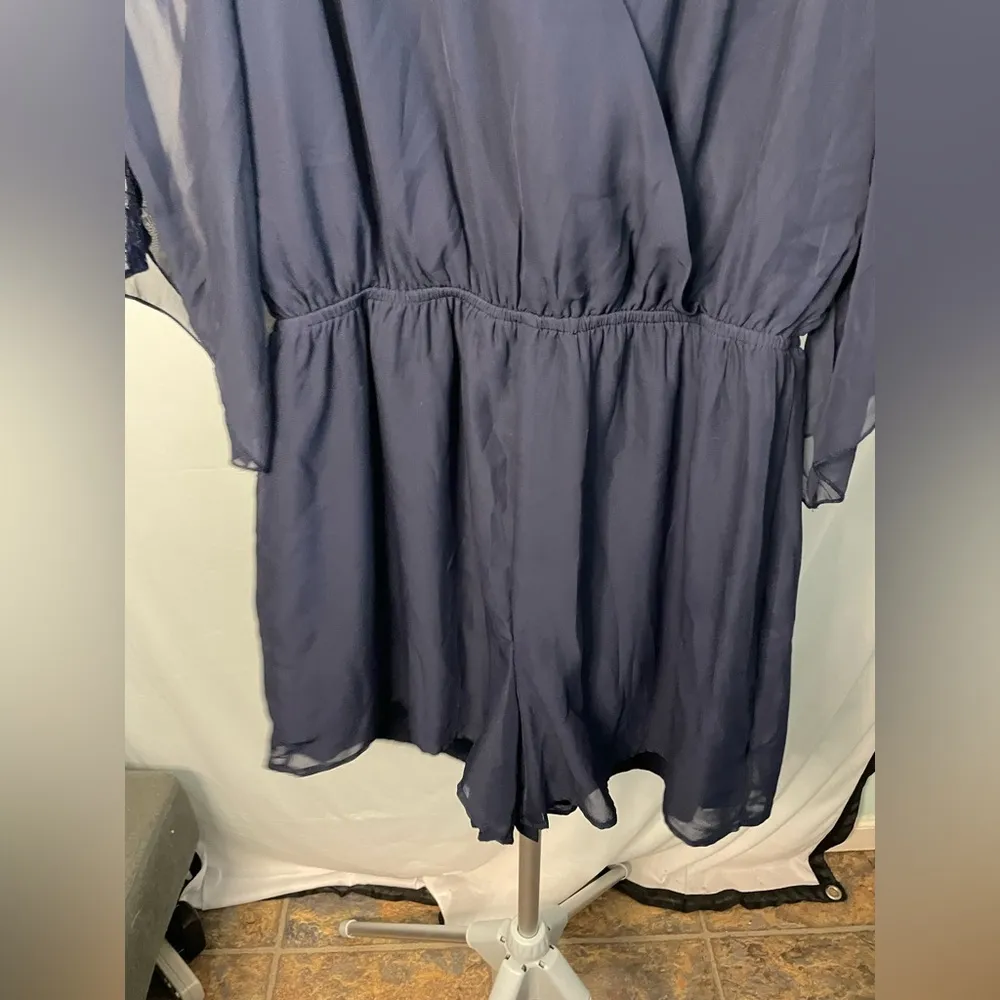 Maurices navy romper‎ size medium - Image 6