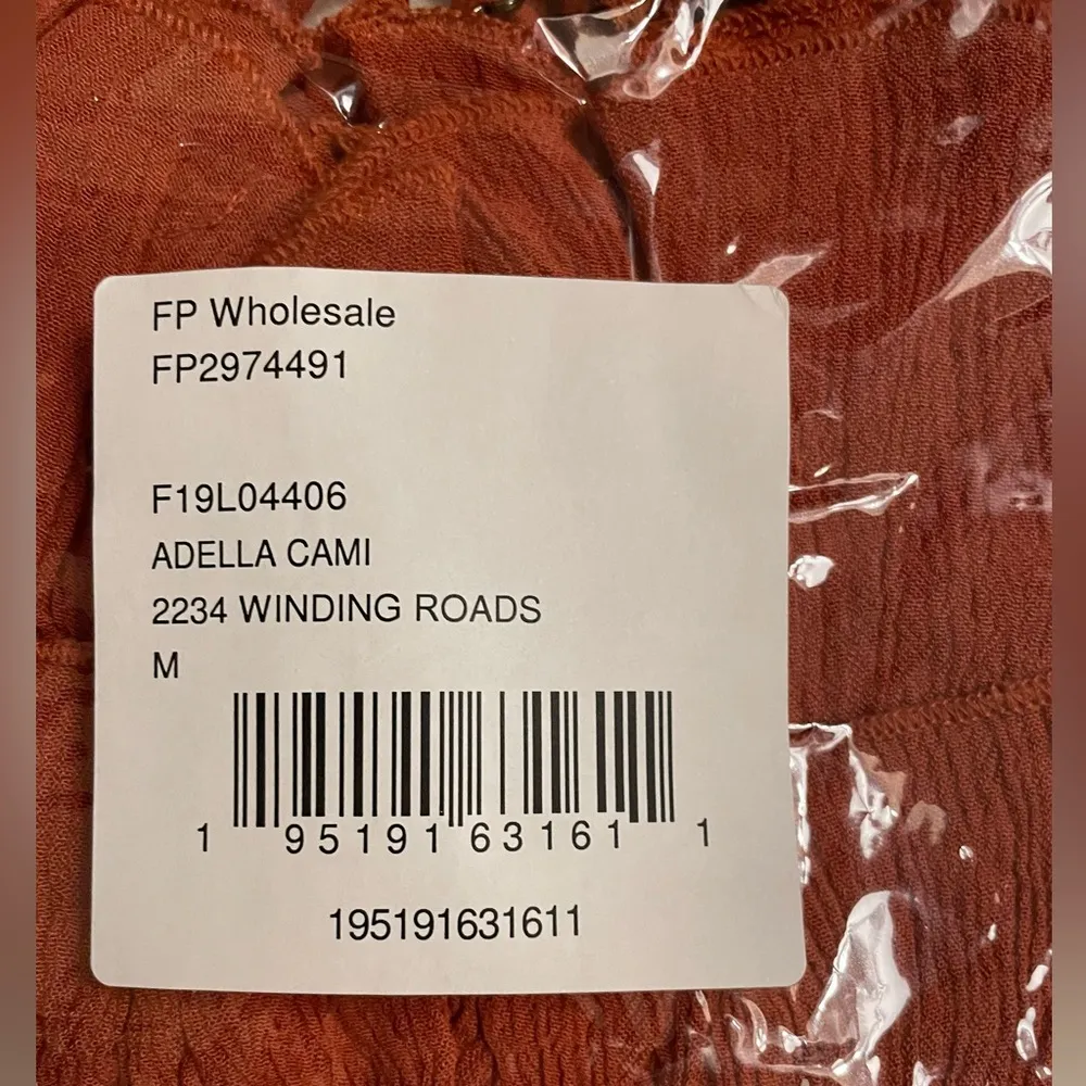 NWT Free People Adella Cami in Winding Roads Size M - Image 8