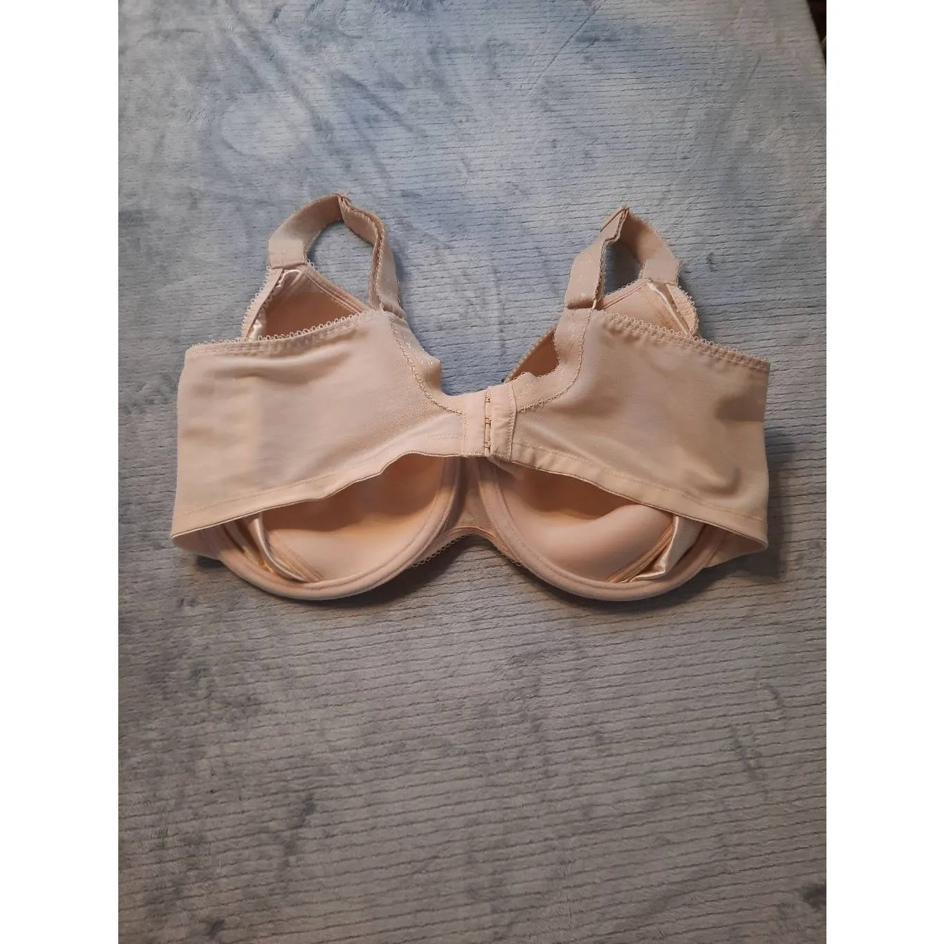 Elomi Amelia Nude Bandless Spacer Moulded Bra Size 40H EL8740 Nude Blue - Image 2