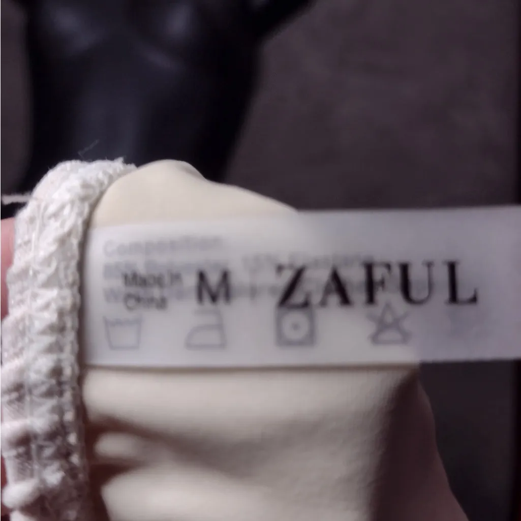 New! Zaful Cream Ribbed Bikini Bottom - Image 6