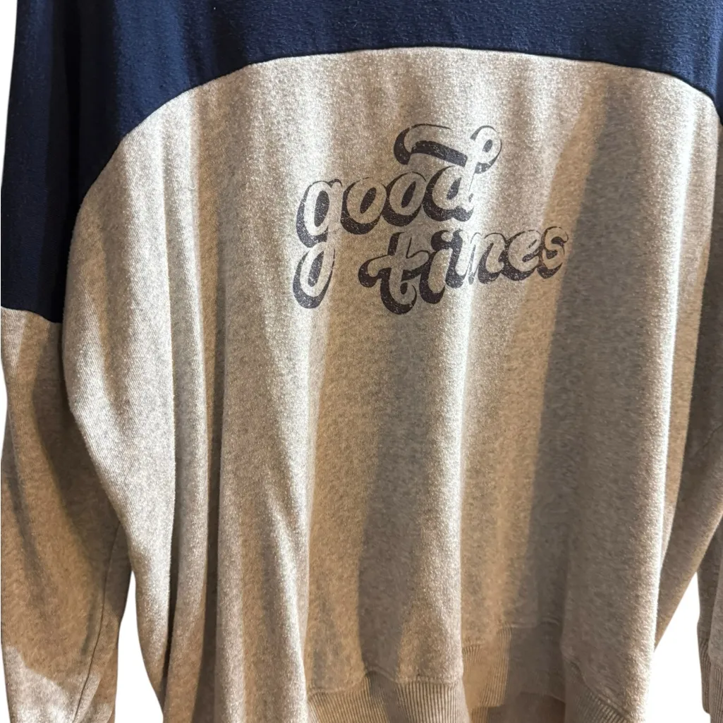 aerie Womens Happy Camper “Good Times” Sweatshirt Cozy Loungewear Comfort Sz XS - Image 10
