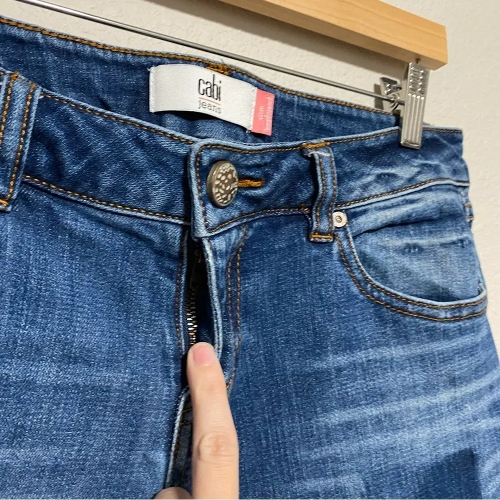 CAbi  Slim Boyfriend Patchwork Raw Hem Jeans - Image 4