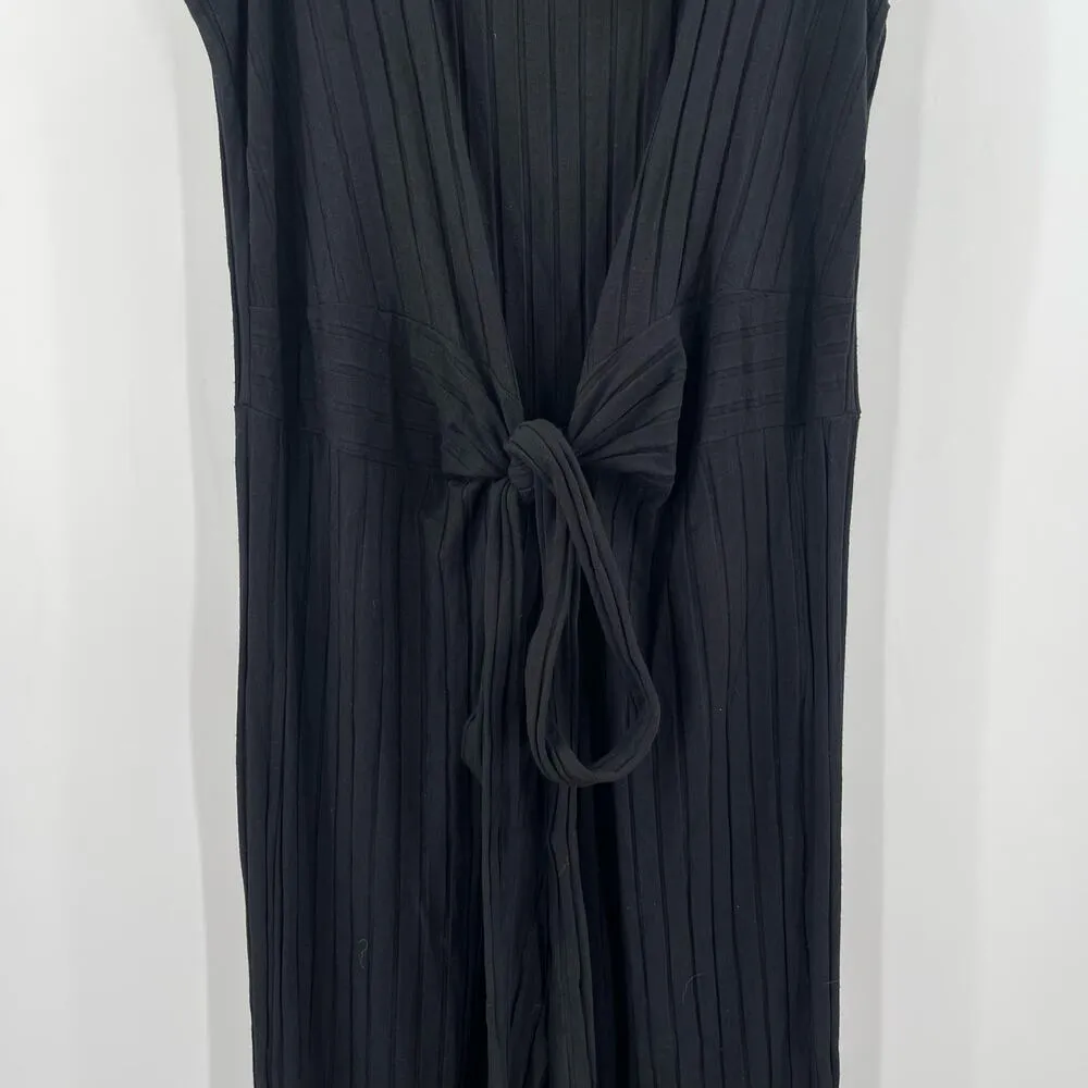 AMOUR VERT Jumpsuit Size Extra Large Briar Provence Rib Black Ribbed Stretch NWT - Image 11