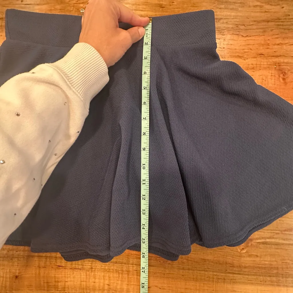 Chic Navy Skater Skirt - Image 6