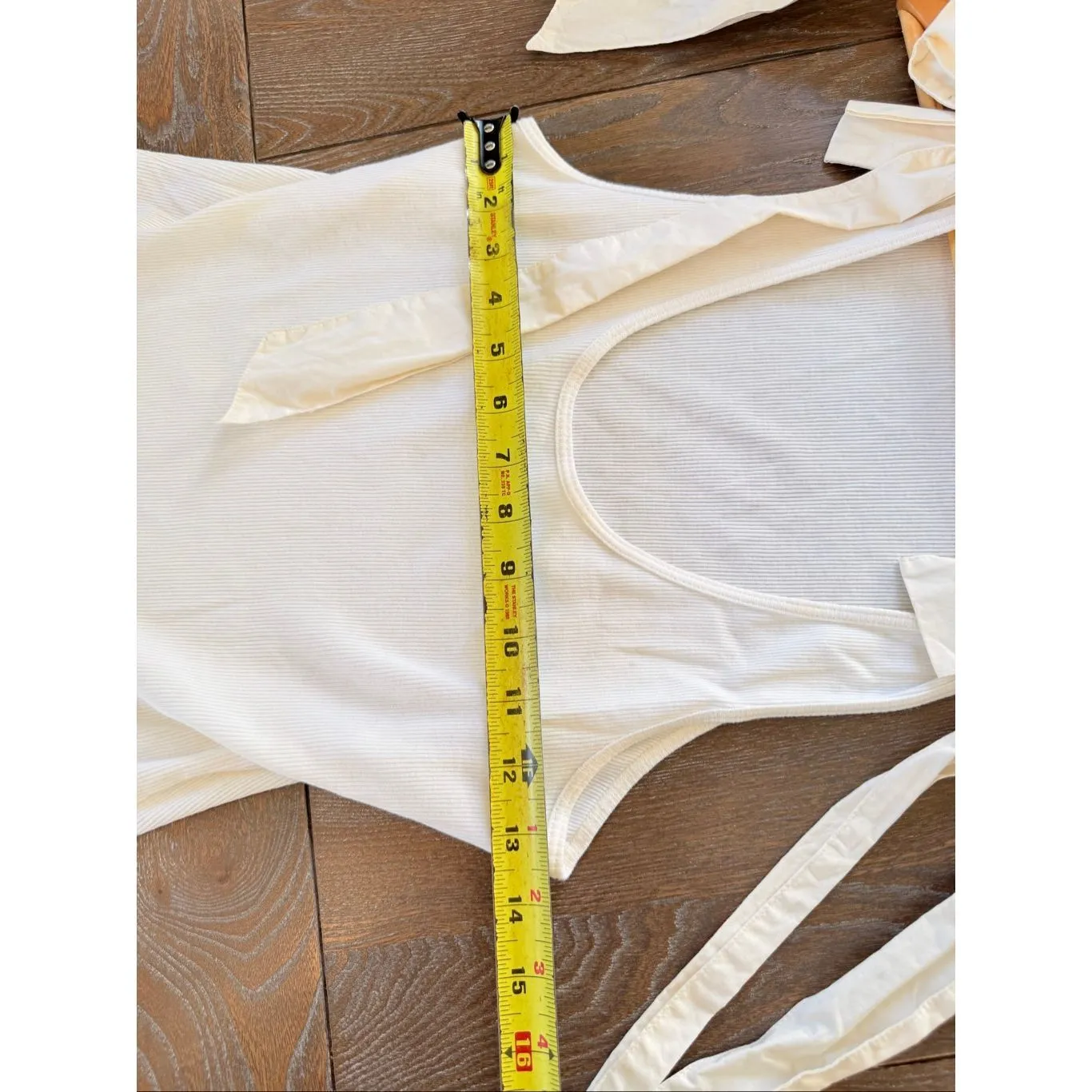 Ulla Johnson Bailey ribbed cotton tank top in ivory Size Medium - Image 7