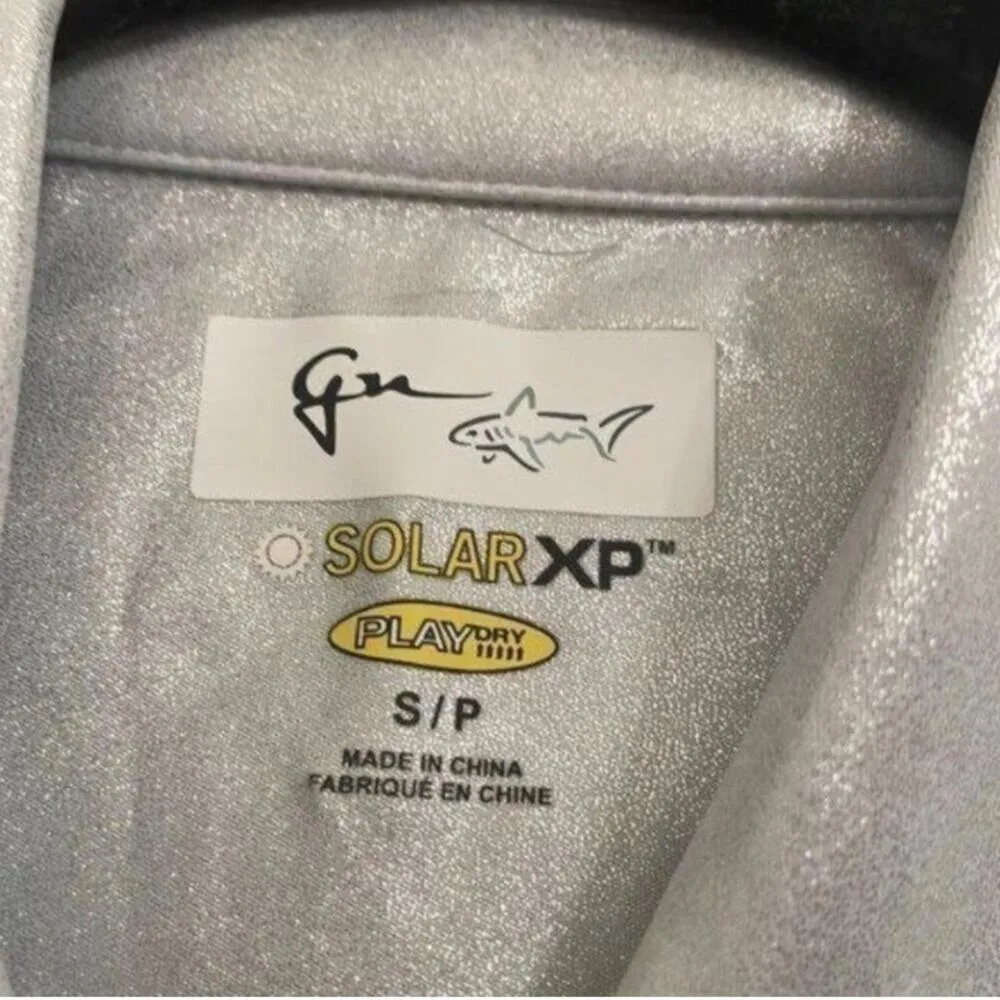 Greg Norman silver metallic solar XP extreme sun protection long sleeve jacket - Image 10