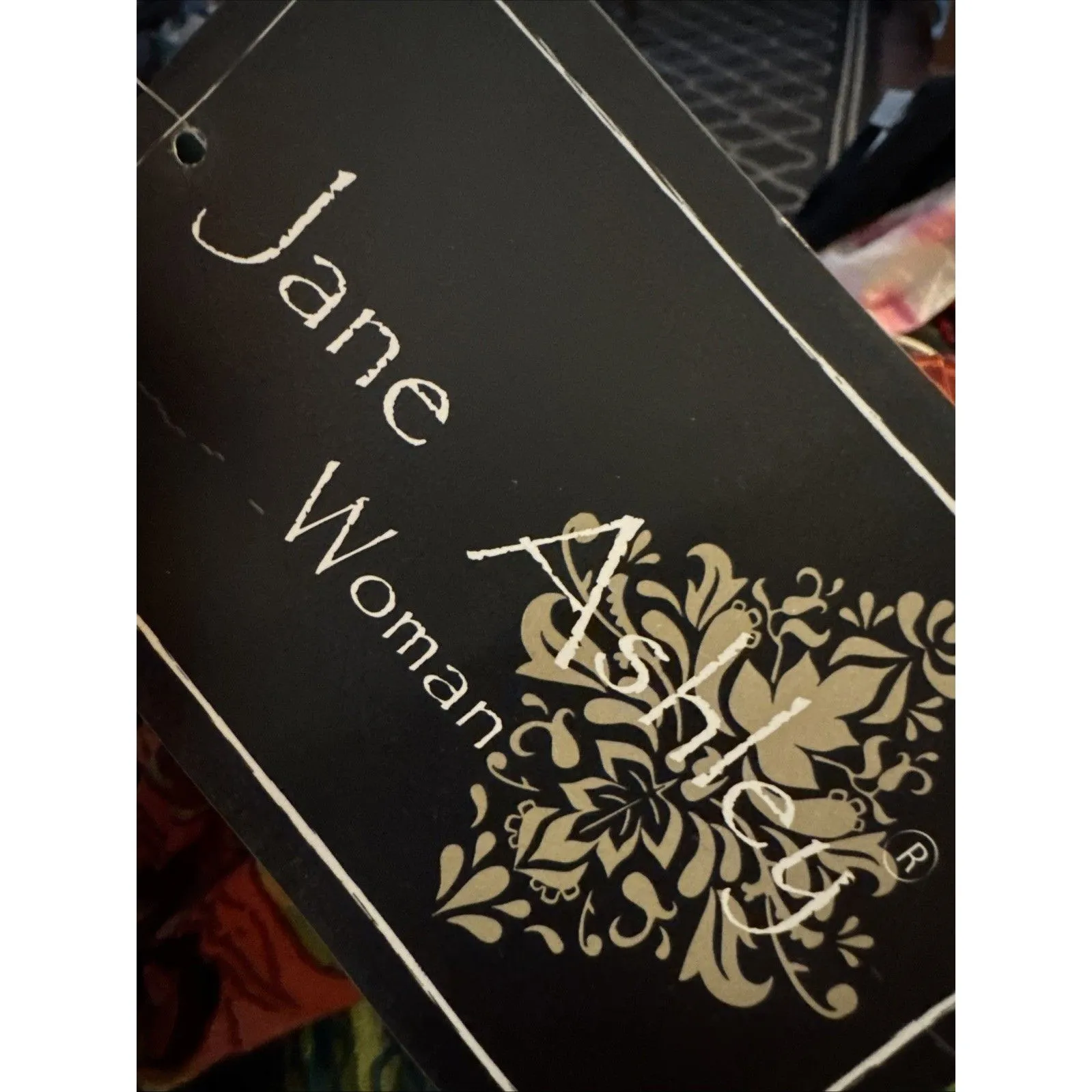 Jane Ashley Midi Skirt Womens 2X Multicolored Floral Boho India Lined Cotton New - Image 5