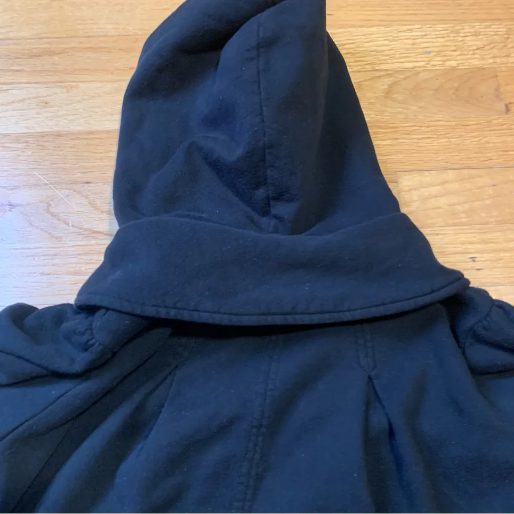 Juicy Couture Pam & Gela Puff Short Sleeve Hooded Jacket Blouson Black Medium - Image 10